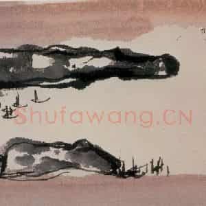 清代 黄般若《香江野趣图册》国画山水作品图片鉴赏