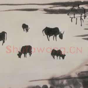 清代 黄般若《香江野趣图册》国画山水作品图片鉴赏