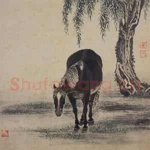 清代 张穆《马图册》国画花鸟作品图片鉴赏