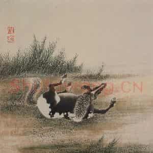 清代 张穆《马图册》国画花鸟作品图片鉴赏