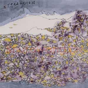 1998年 冯今松《情景可待成追忆》国画山水作品图片鉴赏