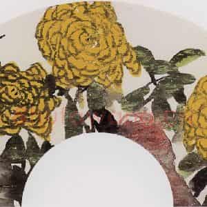 1987年 冯今松《秋心图》国画花鸟作品图片鉴赏