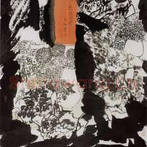 2001年 冯今松《可悠悠心会》国画花鸟作品图片鉴赏