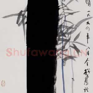 1994年 冯今松《也无风雨也无晴》国画花鸟作品图片鉴赏
