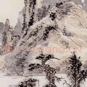 黄宾虹《山水》国画山水作品图片鉴赏