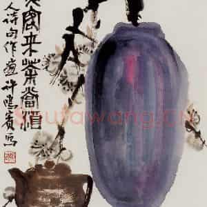 许鸿宾《静物》国画花鸟作品图片鉴赏