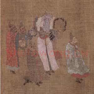 明代 无款《诸夷职贡图轴(十帧)》国画人物作品图片鉴赏