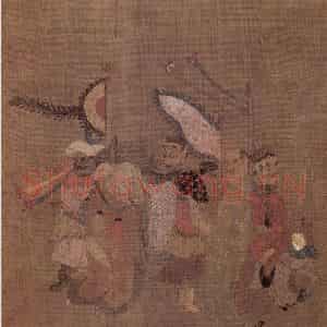 明代 无款《诸夷职贡图轴(十帧)》国画人物作品图片鉴赏