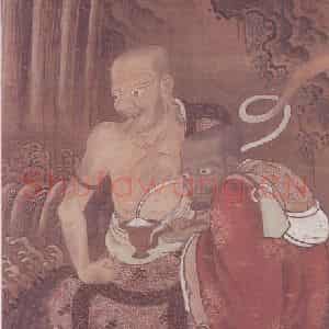 明代 无款《十六罗汉像屏》国画人物作品图片鉴赏