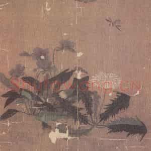 宋代 无款《花鸟草虫册》国画花鸟作品图片鉴赏