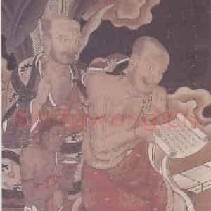 明代 无款《十六罗汉像屏》国画人物作品图片鉴赏