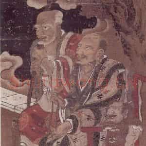 明代 无款《十六罗汉像屏》国画人物作品图片鉴赏