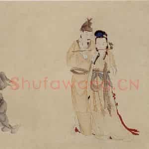 徐燕孙《明皇韵事》国画人物作品图片鉴赏