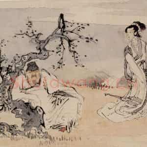 1936年 徐燕孙《罗浮梦影》国画人物作品图片鉴赏