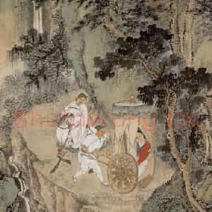 徐燕孙《葛稚川移居图》国画人物作品图片鉴赏