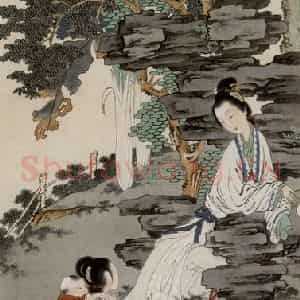 徐燕孙《婴戏图》国画人物作品图片鉴赏