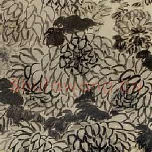 1922年 齐白石《从菊幽香》国画花鸟作品图片鉴赏