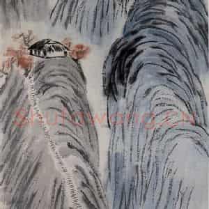 1922年 齐白石《山水》国画山水作品图片鉴赏