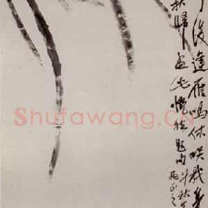约20年代初期 齐白石《芦雁》国画花鸟作品图片鉴赏
