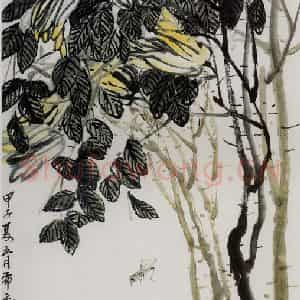 1924年 齐白石《佛手昆虫》国画花鸟作品图片鉴赏