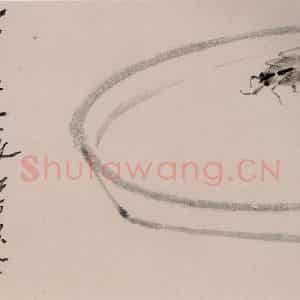 1924年 齐白石《草虫册页》国画花鸟作品图片鉴赏