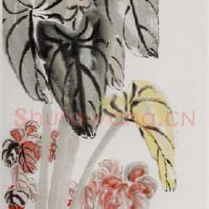 1924年 齐白石《花鸟四条屏》国画花鸟作品图片鉴赏