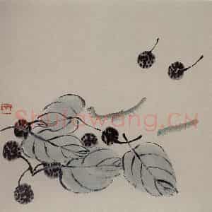 1924年 齐白石《草虫册页》国画花鸟作品图片鉴赏