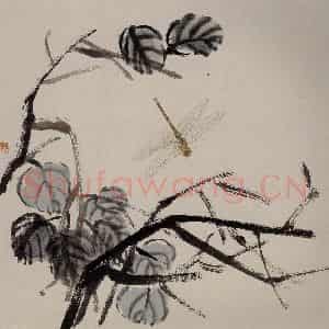 1924年 齐白石《草虫册页》国画花鸟作品图片鉴赏