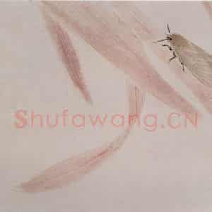 1924年 齐白石《草虫册页》国画花鸟作品图片鉴赏