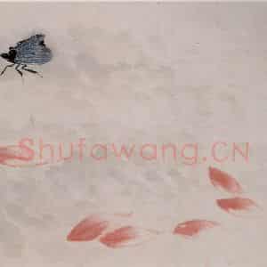 1924年 齐白石《草虫册页》国画花鸟作品图片鉴赏