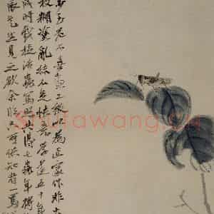 1920年 齐白石《草虫册页》国画花鸟作品图片鉴赏