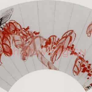 1927年 齐白石《秋蝉》国画花鸟作品图片鉴赏