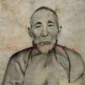 1927年 齐白石《齐以德像》国画人物作品图片鉴赏
