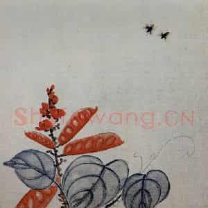 1921年 齐白石《广豳风图册》国画花鸟作品图片鉴赏