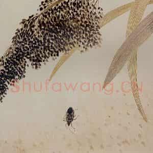 1921年 齐白石《广豳风图册》国画花鸟作品图片鉴赏