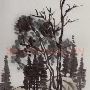1921年 齐白石《山水册页》国画山水作品图片鉴赏