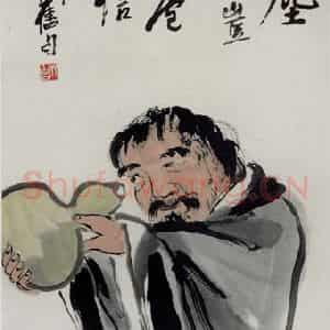 1947年 齐白石《许军宋寿》国画花鸟作品图片鉴赏