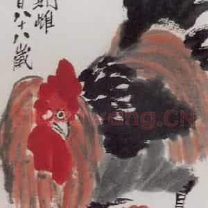 1948年 齐白石《清平有期》国画花鸟作品图片鉴赏