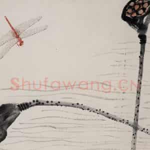 1945年 齐白石《花鸟虫草册页》国画花鸟作品图片鉴赏