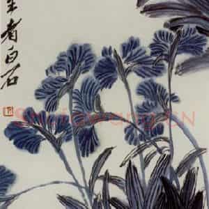 约40年代中期 齐白石《栩栩欲飞》国画花鸟作品图片鉴赏
