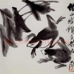齐白石《册页》国画花鸟作品图片鉴赏