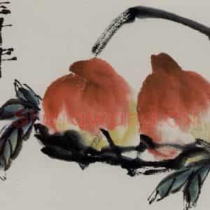 齐白石《三千年》国画花鸟作品图片鉴赏