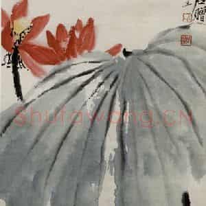 齐白石《和平》国画花鸟作品图片鉴赏