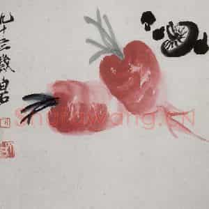 齐白石《虫草杂画册》国画花鸟作品图片鉴赏
