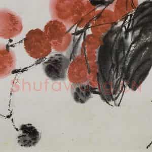齐白石《花果册》国画花鸟作品图片鉴赏