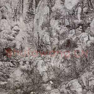 1978年 黄秋园《江山雪霁图》国画山水作品图片鉴赏