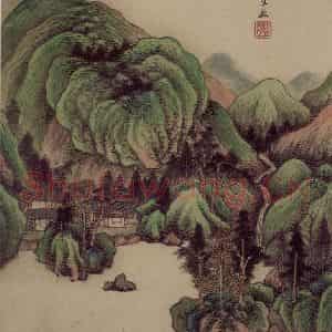 清代 王鉴《仿古山水册》国画山水作品图片鉴赏