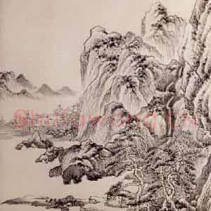 清代 王鉴《仿古山水图册》国画山水作品图片鉴赏