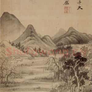 清代 王鉴《山水册》国画山水作品图片鉴赏