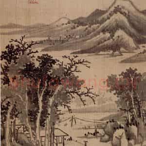 清代 王鉴《山水册》国画山水作品图片鉴赏